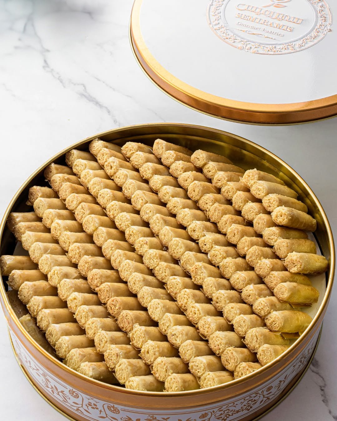 Arabic Sweets Semiramis Cashew rolls 500g - Memas Dessert