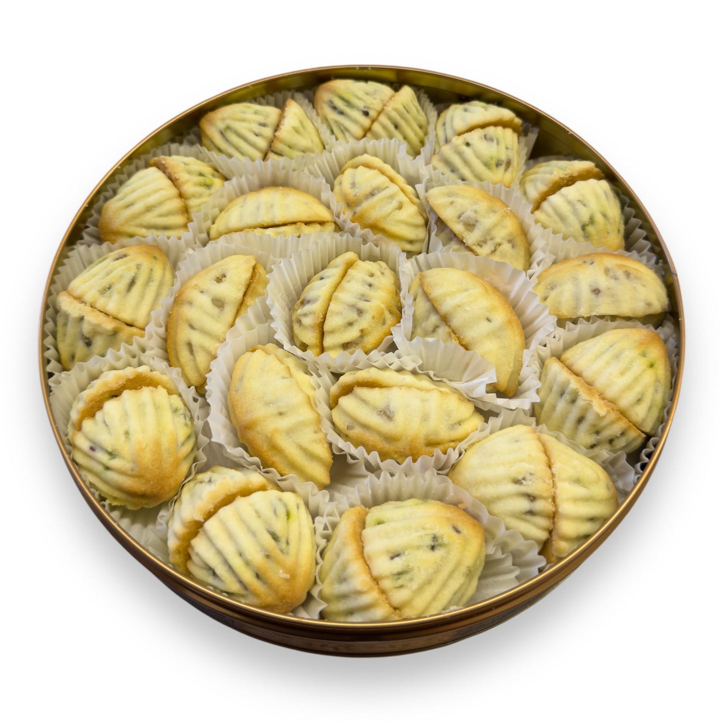 Arabic Sweet Semiramis Combination (Pistachio Ma'amoul) & (Walnut Ma'amoul) 500g - Memas Dessert